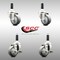 Service Caster 3 Inch 316SS Thermoplastic Rubber Swivel 3/4 Inch Stem Caster Brake SCC, 2PK SCC-SS316EX20S314-TPRB-2-TLB-2-34 - alternate 4